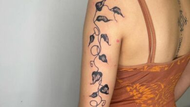 vine tattoo