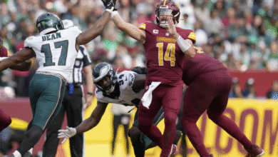 washington commanders vs philadelphia eagles match player stats