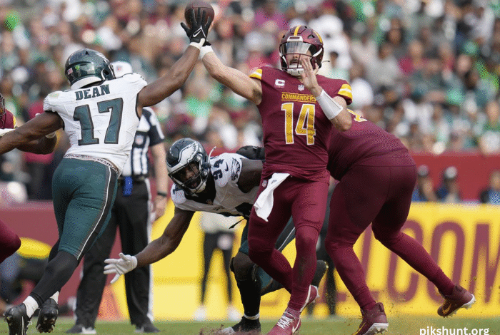 washington commanders vs philadelphia eagles match player stats